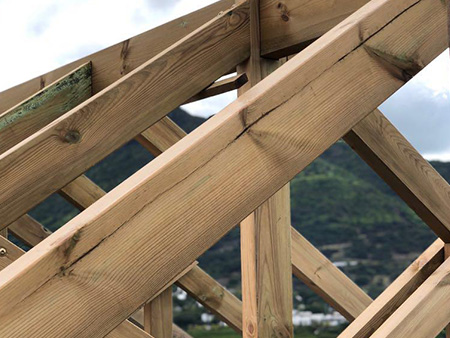 Wooden Roof Ceiling in Mauritius